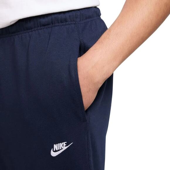 Nike Sportswear Club Mens L Knit Tapered Joggers Obsidian White FQ4330 451 NEW - Picture 4 of 5